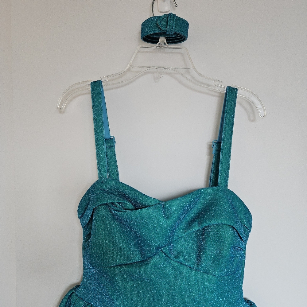 NWT Turquoise Swing Jawbreaker Dress - Picture 4 of 6